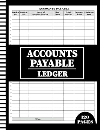accounts payable ledger simple accounts payable organizer log book expense tracker for small businesses and