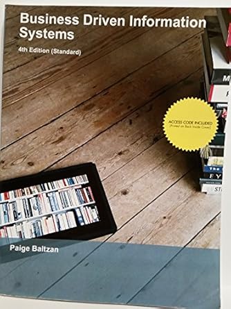 business driven information systems 1st edition  130860081x, 978-1308600819