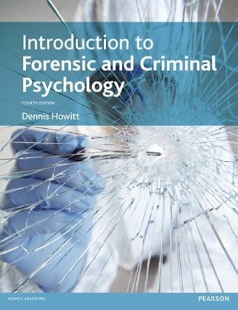introduction to forensic and criminal psychology by howitt dennis paperback 1st edition howitt dennis