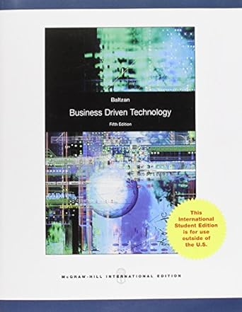 business driven technology 5th revised edition na 0071317791, 978-0071317795