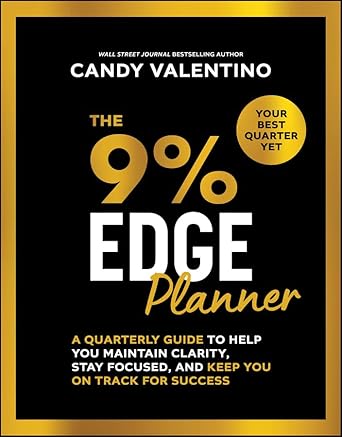 the 9 edge planner a quarterly guide to help you maintain clarity stay focused and keep you on track for