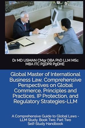 global master of international business law comprehensive perspectives on global commerce principles and