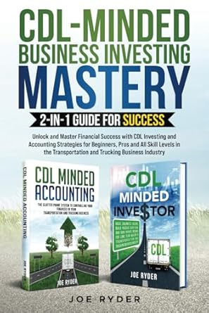 cdl minded business investing mastery 2 in 1 guide for success 1st edition joe ryder b0dp78njr4,