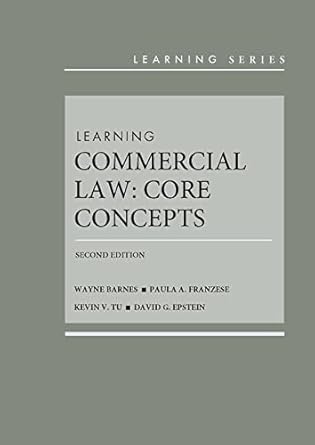 Learning Commercial Law Core Concepts