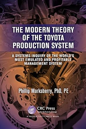 the modern theory of the toyota production system a systems inquiry of the worlds most emulated and