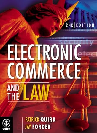 electronic commerce and the law 1st edition  0470802383, 978-0470802380