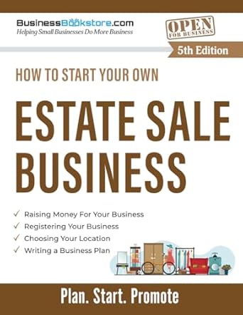 how to start your own estate sale business 1st edition terry allan blake ,hunter allan blake 1967166145,