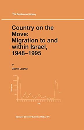 country on the move migration to and within israel 1948 1995 1st edition gabriel lipshitz 0792348508,