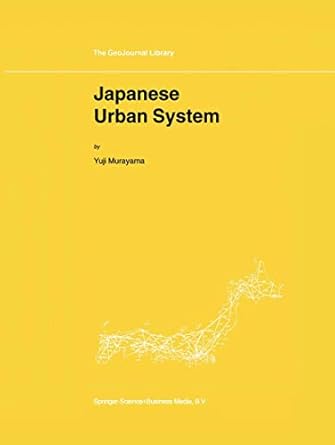 japanese urban system 1st edition yuji murayama 079236600x, 978-0792366003