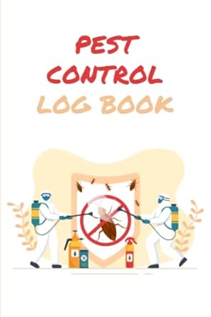 pest control log book exterminator logbook pest control logbook pest combat journal pest management tracker
