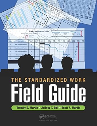 the standardized work field guide 1st edition timothy d martin b0042gb5um, 978-1498752039