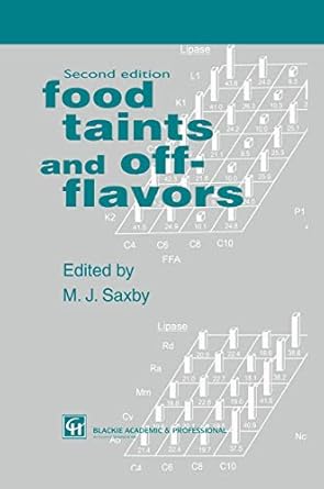 food taints and off flavours 1st edition m j saxby 075140263x, 978-0751402636