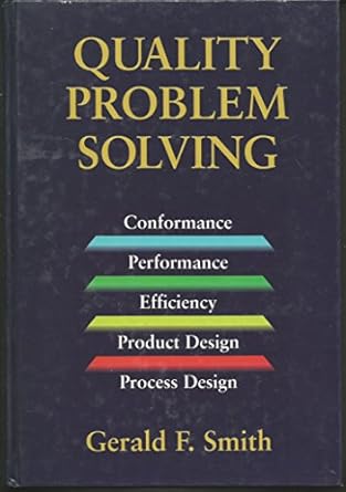 quality problem solving 2nd printing edition gerald f smith 0873893948, 978-0873893947