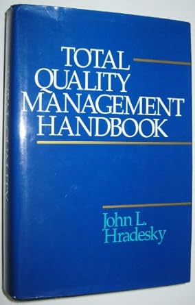 total quality management handbook 1st edition john hradesky 0070305110, 978-0070305113