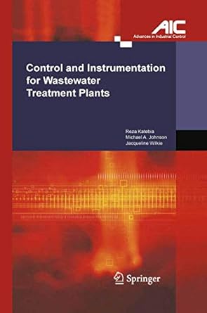 control and instrumentation for wastewater treatment plants 1st edition reza katebi ,michael a johnson