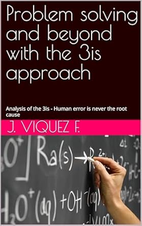 problem solving and beyond with the 3is approach analysis of the 3is human error is never the root cause 1st