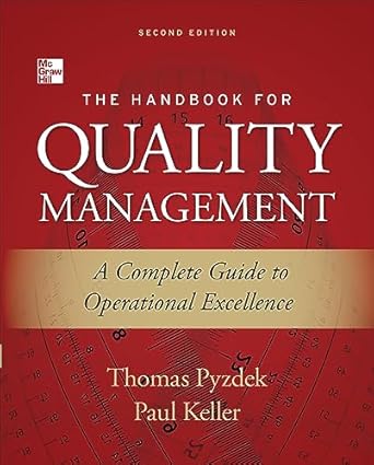 the handbook of quality management 2e 1st edition thomas pyzdek 1265829233, 978-1265829230