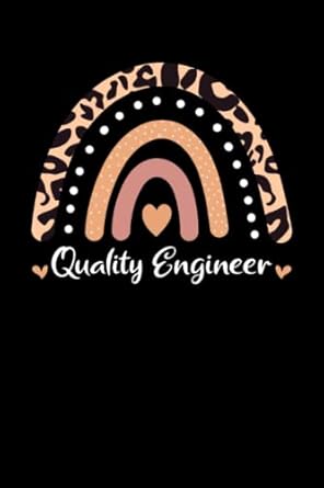 quality engineer rainbow leopard appreciation project and product management lined notebook / journal gift