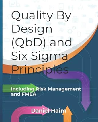 quality by design and six sigma principles including risk management and fmea 1st edition daniel haim