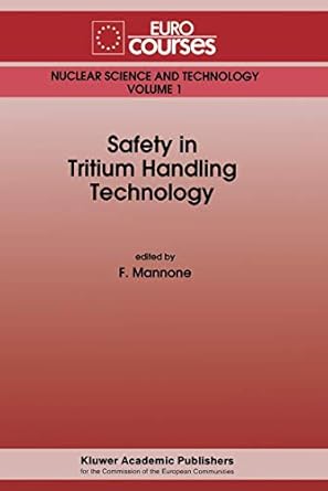 safety in tritium handling technology 1993rd edition f mannone 0792325117, 978-0792325116