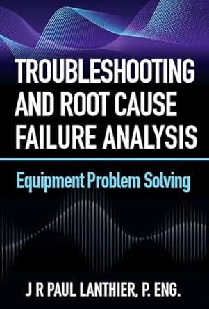 troubleshooting and root cause failure analysis equipment problem solving 1st edition jr lanthier 0831136650,