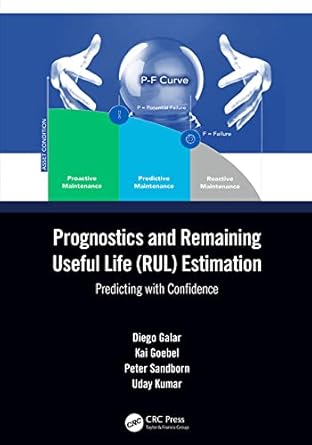 prognostics and remaining useful life estimation predicting with confidence 1st edition diego galar ,kai