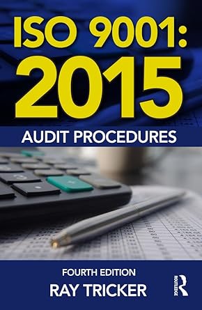 iso 9001 2015 audit procedures 1st edition ray tricker b0034onr5y, 978-1317685555