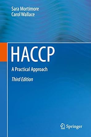 haccp 3rd edition mortimore 1461450276, 978-1461450276