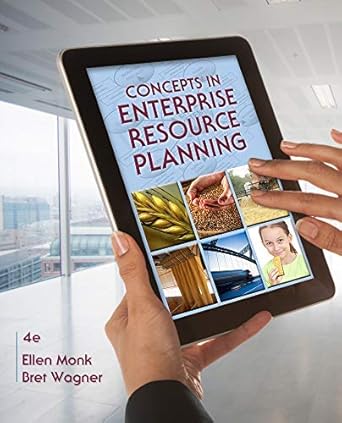 concepts in enterprise resource planning by ellen monk paperback 1st edition ellen monk b013psy50y