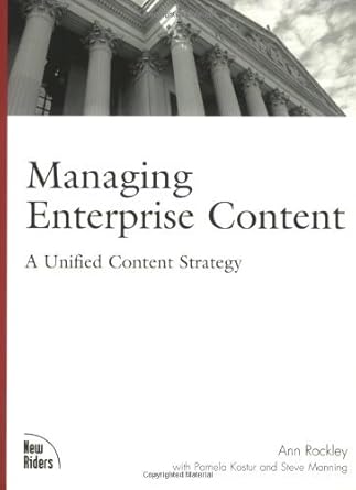 managing enterprise content 1st edition rockley ann b000k2thha
