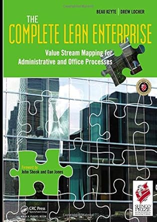 the complete lean enterprise value stream mapping for administrative and office processes 1st edition beau
