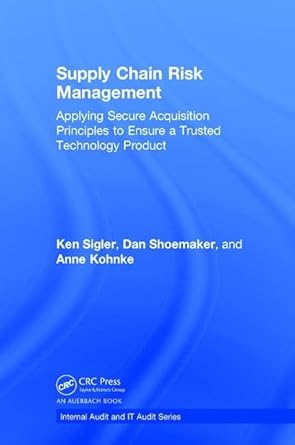 supply chain risk management applying secure acquisition principles to ensure a trusted technology product
