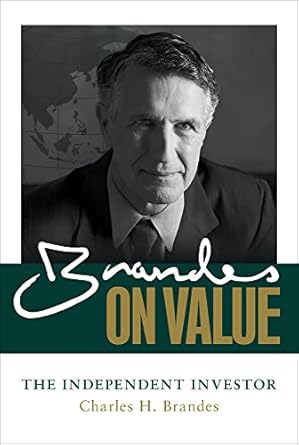 brandes on value the independent investor 1st edition charles h brandes 0071849351, 978-0071849357