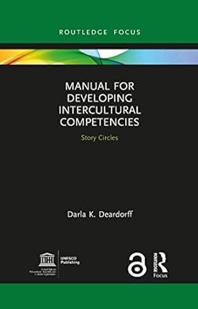 manual for developing intercultural competencies 1st edition darla k deardorff 1032090162, 978-1032090160