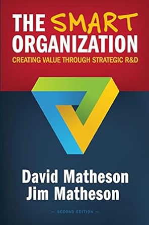 the smart organization 1st edition david matheson ,jim matheson 1534811621, 978-1534811621