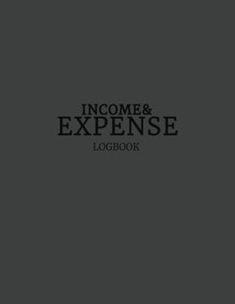 income and expense log book business and personal finance tracker monthly budget planner with tax deductions