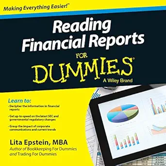 reading financial reports for dummies 1st edition lita epstein ,siiri scott ,gildan media b07mxpbpgd