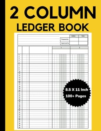 2 column ledger book simple accounting ledger book for bookkeeping income and expense log book for small