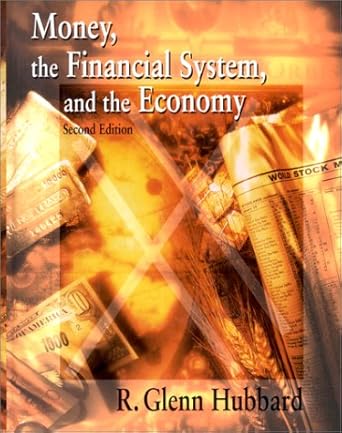 money the financial system and the economy 1st edition r glenn hubbard 0201847590, 978-0201847598
