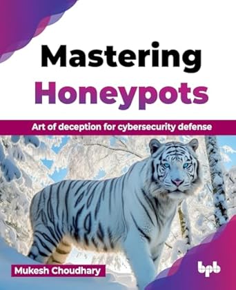 mastering honeypots art of deception for cybersecurity defense 1st edition mukesh choudhary 9355519222,