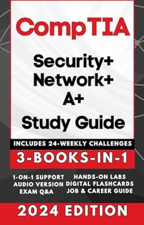 comptia security+ network+ and a+ exam prep triple your it certifications high pass rate simplified learning