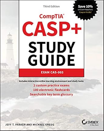 casp+ comptia advanced security practitioner study guide exam cas 003 3rd edition jeff t parker ,michael