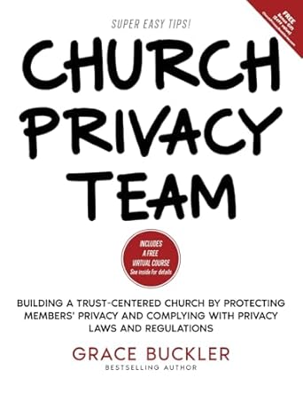 church privacy team building a trust centered church by protecting members privacy and complying with privacy