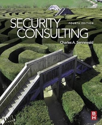 security consulting 1st edition charles a sennewald cpp b001ir1bgg