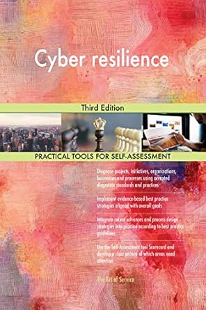 cyber resilience 3rd edition gerardus blokdyk b07p8s6nwf