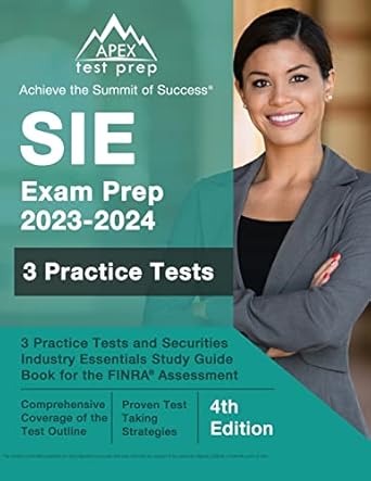 sie exam prep 2023 2024 3 practice tests and securities industry essentials study guide book for the finra