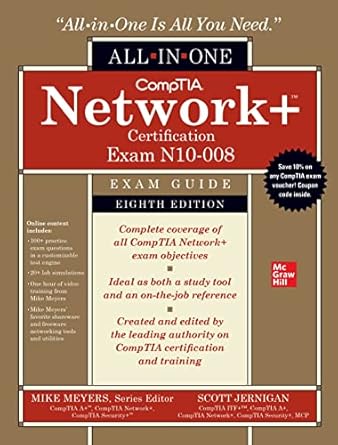 comptia network+ certification all in one exam guide 8th edition mike meyers ,scott jernigan b09pyft7x7,