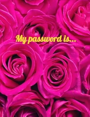 my password is internet and password logbook to keep and track notes of personal usernames and passwords