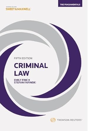 criminal law the fundamentals 1st edition emily finch ,stefan fafinski 0414071093, 978-0414071094