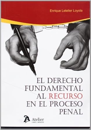 derecho fundamental al recurso en el proceso penal 1st edition enrique letelier loyola 8415690363,